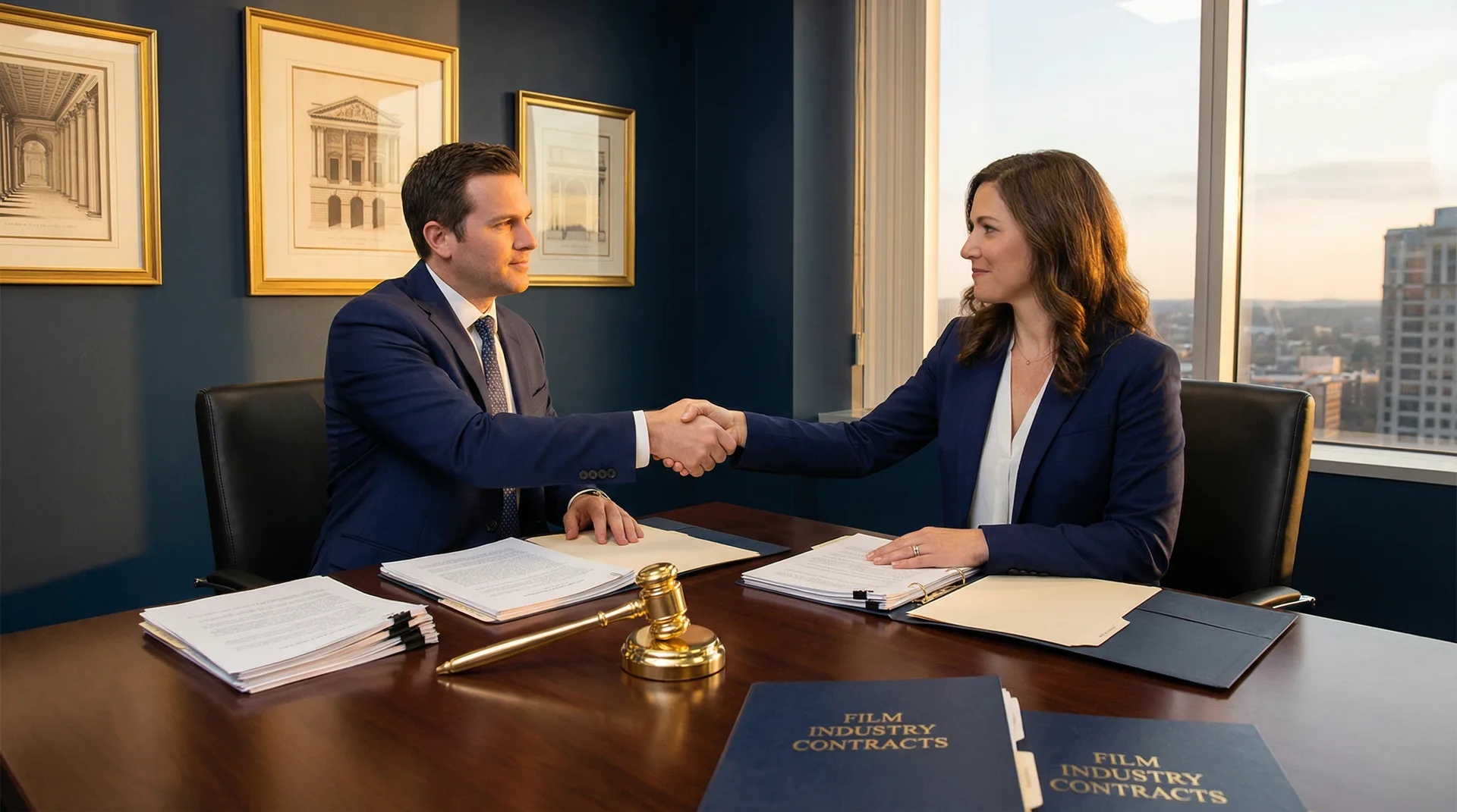 影视法务通 成功案例 - 影视版权合同纠纷调解现场